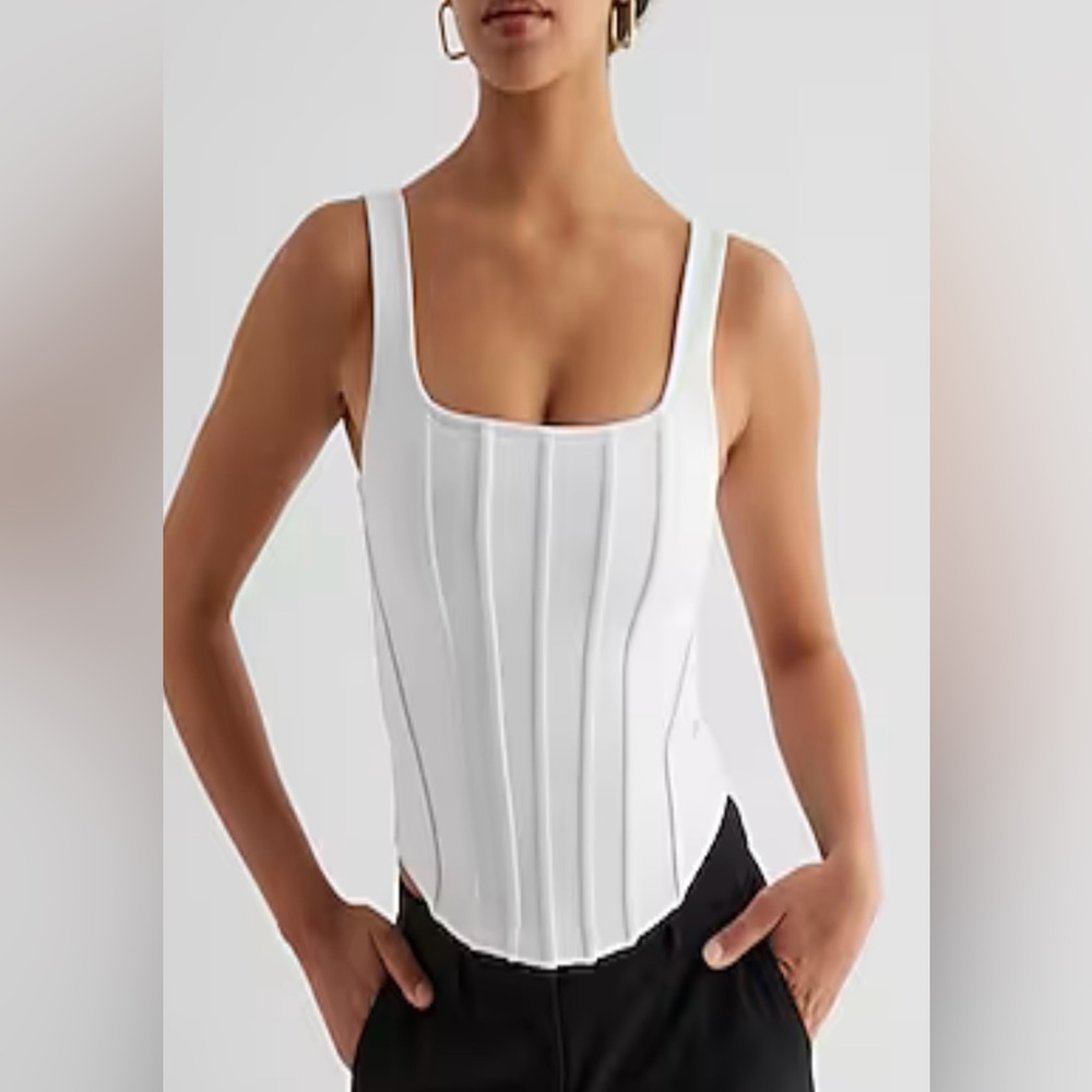 Express Body Contour High Compression Corset Cropped Tank